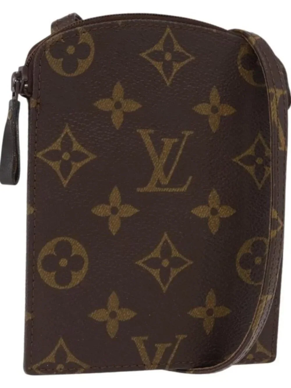 LOUIS VUITTON Monogram Pochette Secret Accessory Pouch LV Auth - Picture 1 of 16